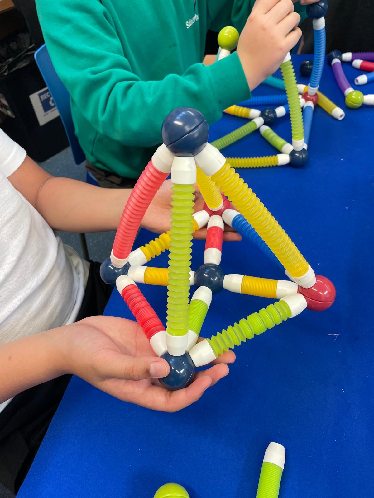 stretchy bendy sticks and magnetic balls